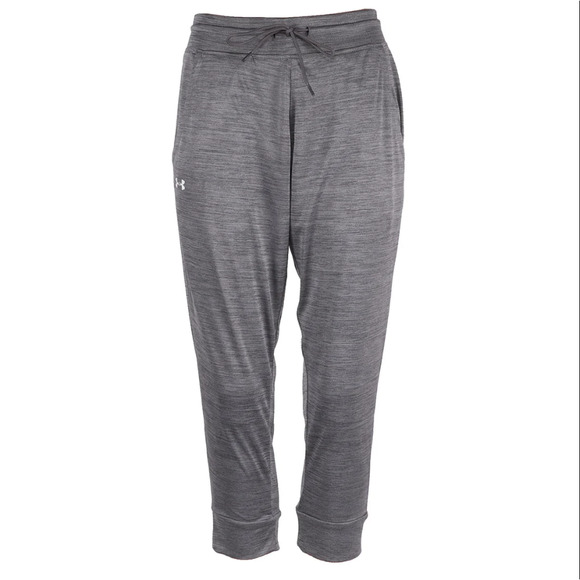Under Armour Women's Tech Capris 3/4 Pants Small Gray Athletic Gym New MSRP$40 - Picture 1 of 9
